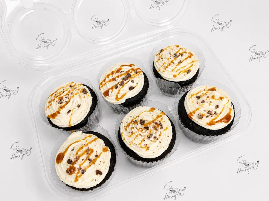 Chocolate & Caramel Cupcakes